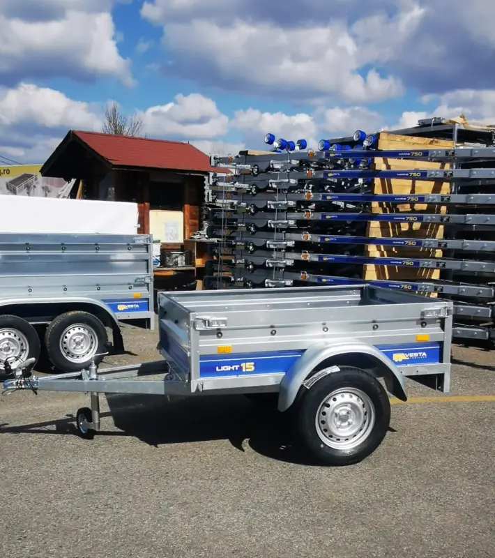 Remorca VESTA 15A /450 Kg   (pentru Auto 1.0-1.4 sau ATV) — imagine 2