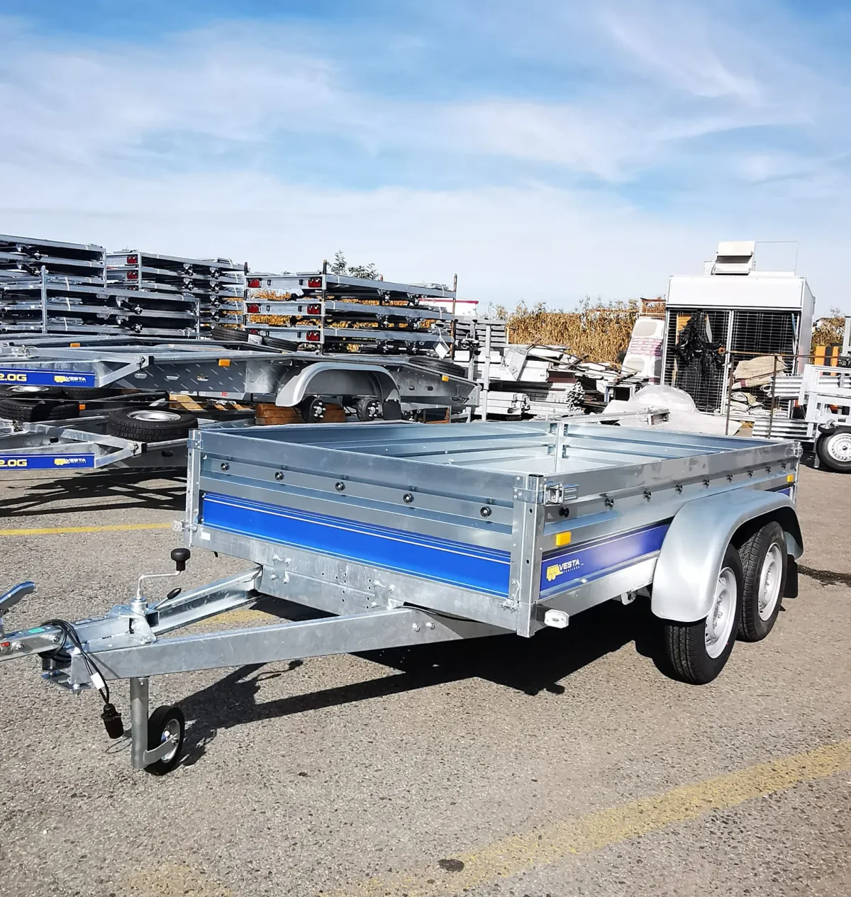 REMORCA VESTA 30 DA, DUBLU AX 750 KG — VESTA (imagine 2)