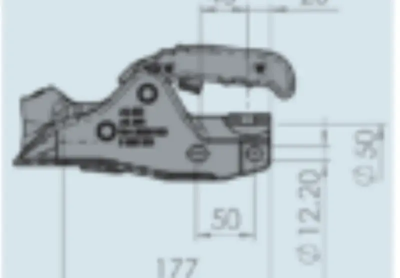 Cupla AL-KO, AK 351/ D 60 – 3500 kg — imagine 2