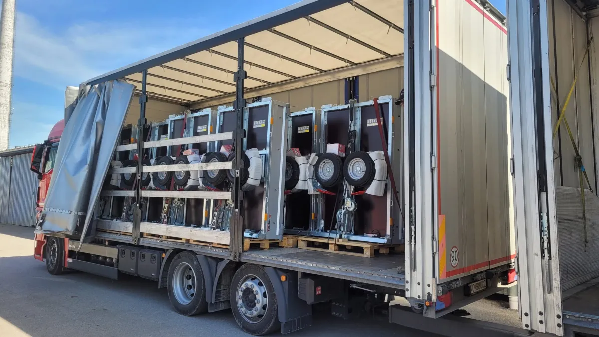 REMORCA EBECO WALL TRAILER, 750 kg