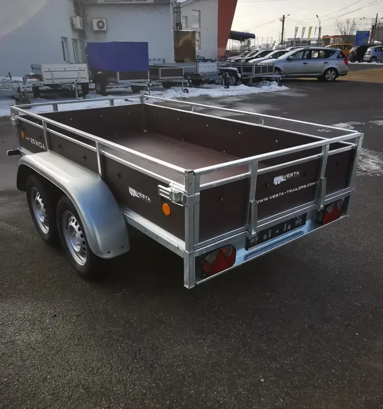 REMORCA VESTA  25 WDA   750 KG,DUBLU AX  ( Categoria B ) — imagine 3