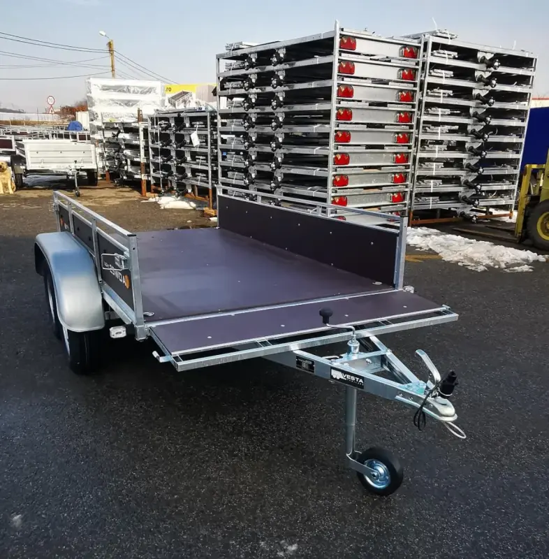REMORCA VESTA  25 WDA   750 KG,DUBLU AX  ( Categoria B ) — imagine 2