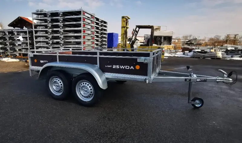 REMORCA VESTA  25 WDA   750 KG,DUBLU AX  ( Categoria B ) — imagine 4