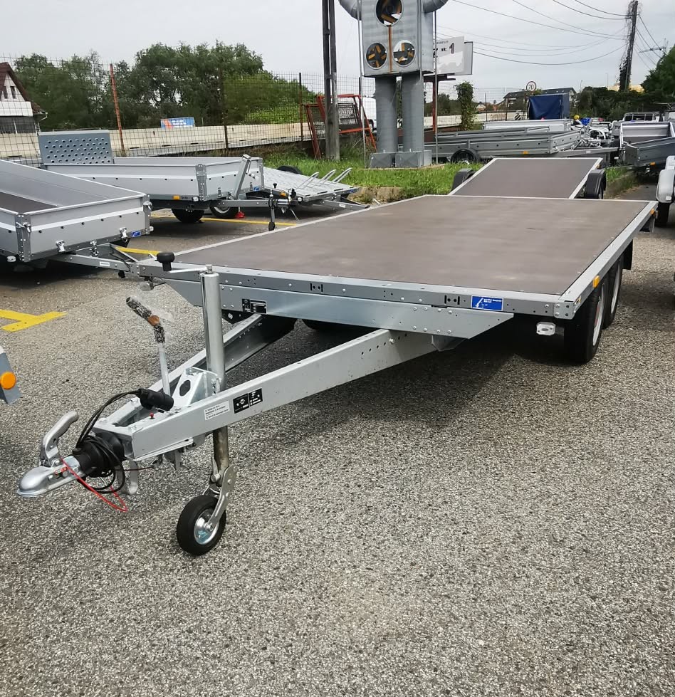 REMORCA SHP 2700 kg - STEMA , ptr transport Stupi si marfuri Grele! - imagine 3